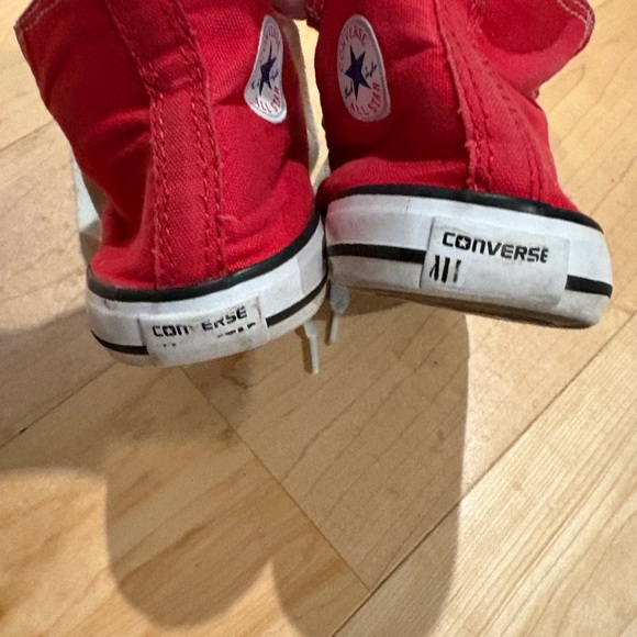 Converse All Star Red High-Tops - Picture 5 of 5